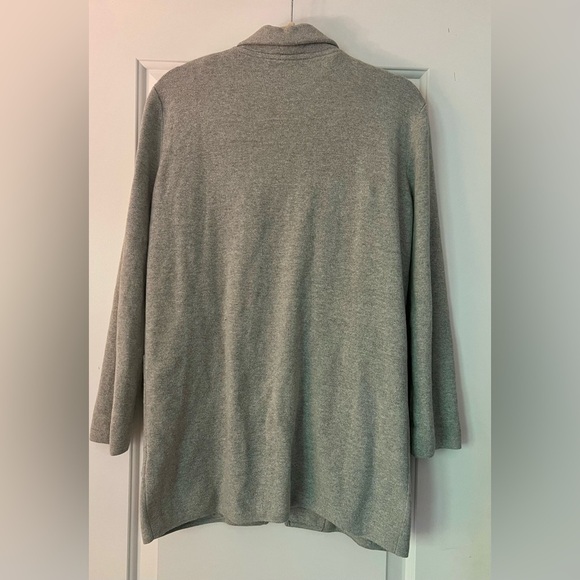 J.Crew factory gray two pocket sweater coat
Size extra small - Picture 2 of 4